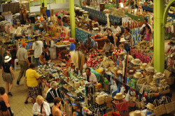 Le marché de Papeete.